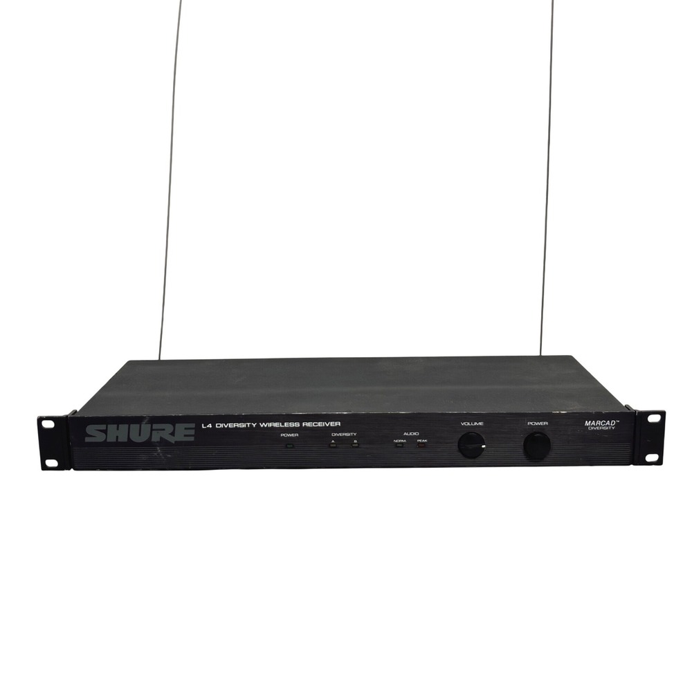Shure L4 Diversity Wireless Receiver MARCAD L4-AB 171.045 MHz Pro Audio Rack